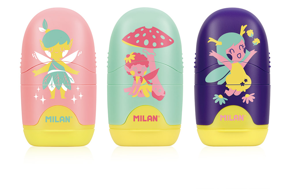 Gumica + šiljilo Milan Capsule Fairy Tale - Slika 2