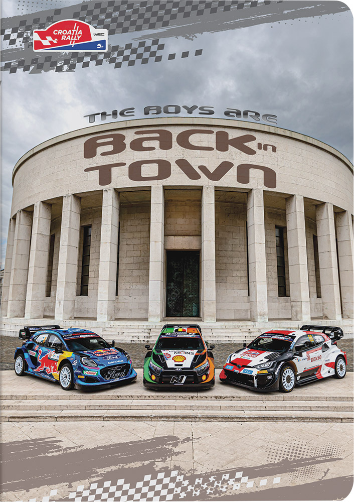 Bilježnica A4/K kvadratići WRC Croatia Rally Netto - Slika 2