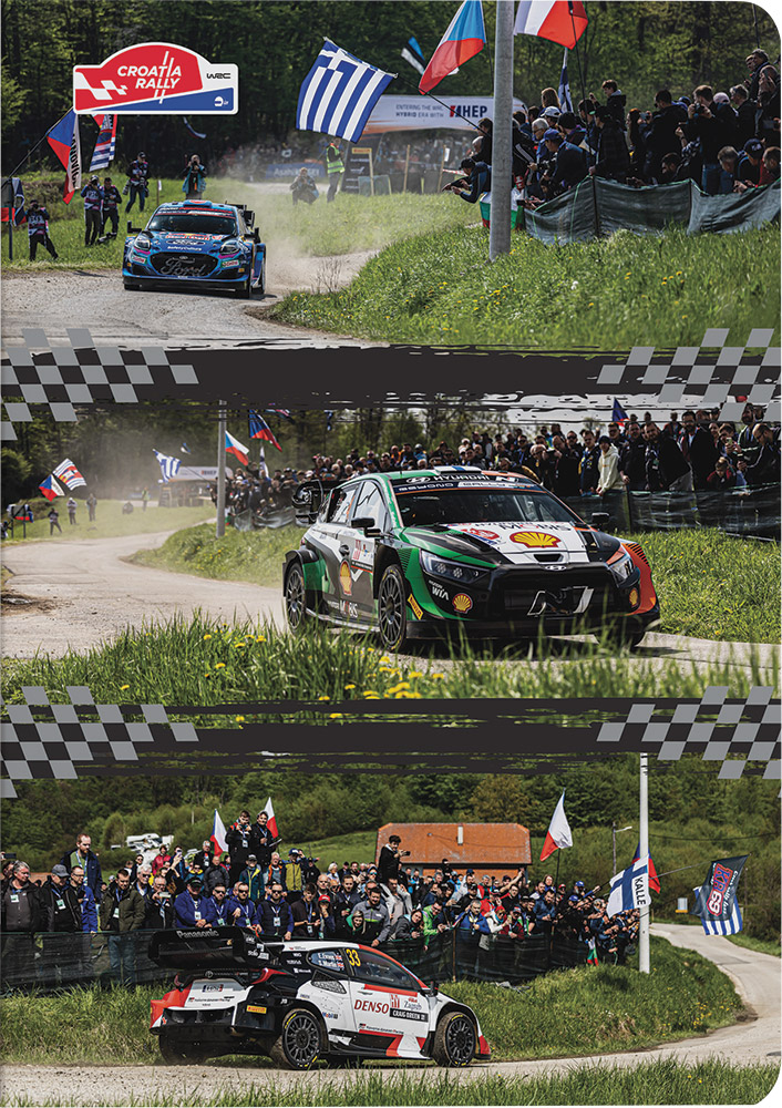 Bilježnica A4/K kvadratići WRC Croatia Rally Netto - Slika 5