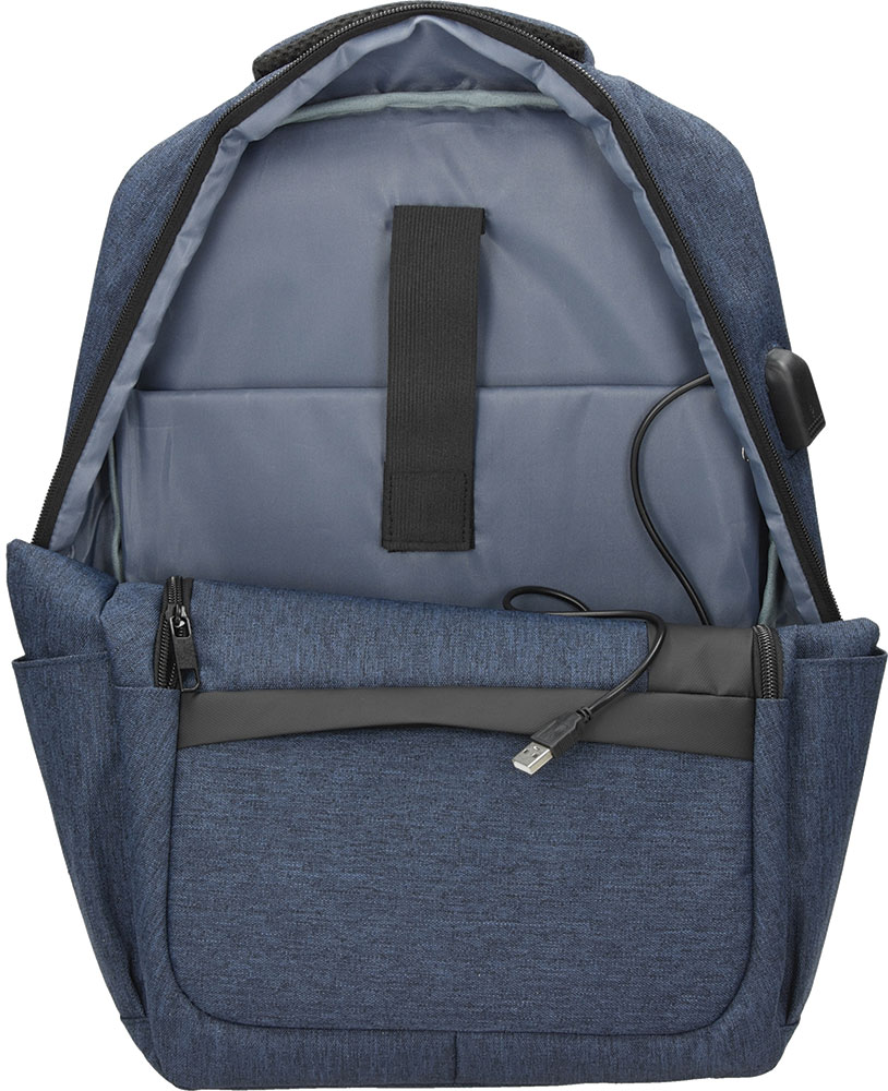 Ruksak poslovni VIKEN za prijenosno računalo mel. t.plavi 15,6 inča, 42x28x13 - Slika 6